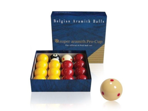 Billes de 8-pool Super ARAMITH Pro-Cup - 50.8 mm