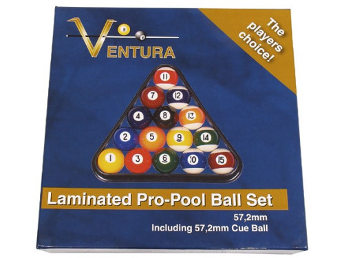 Billes de billard américain VENTURA LTD - 57.2 mm