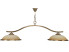 Luminaire MAGALAS - 2 globes pêche avec cercle