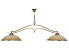 Luminaire EPERNAY - 2 globes pêche avec cercle