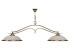 Luminaire EPERNAY - 2 globes blancs avec cercle