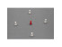 Jeu de 5 Quilles plastiques - ht: 25mm