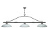 Luminaire KIMI graphite - 3 globes 3926 blancs