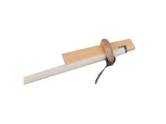 Presse-procédé en bois avec lanière en cuir