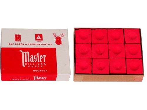 Boîte de 12 craies MASTER - rouge