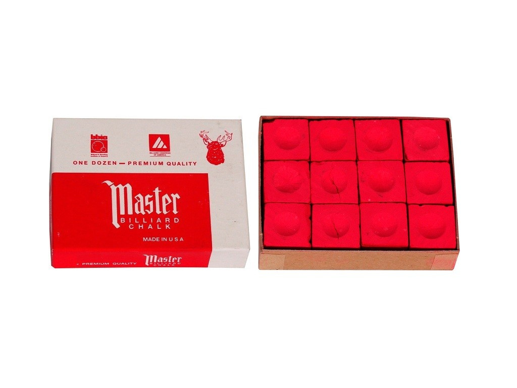 Boîte de 12 craies MASTER - rouge