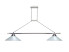Luminaire CAZMA - 2 verres blancs