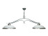Luminaire KATOUN - 2 globes blancs avec cercle