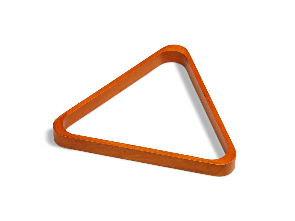 Triangle bois 57.2 mm, finition merisier