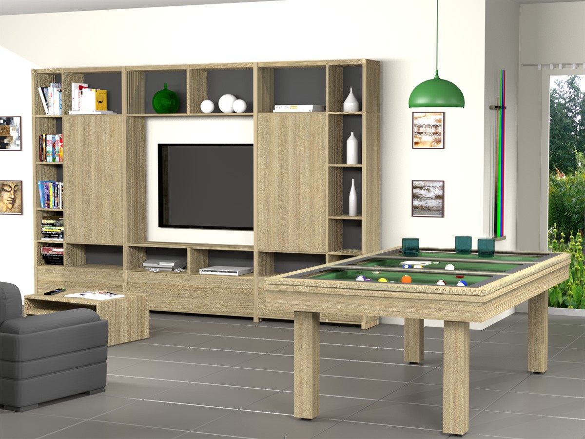 Billard FEELING transformable en table - Eurobillards