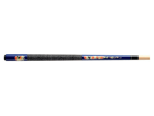 Queue de billard américain FLAMES CF-01 bleue - 123 cm