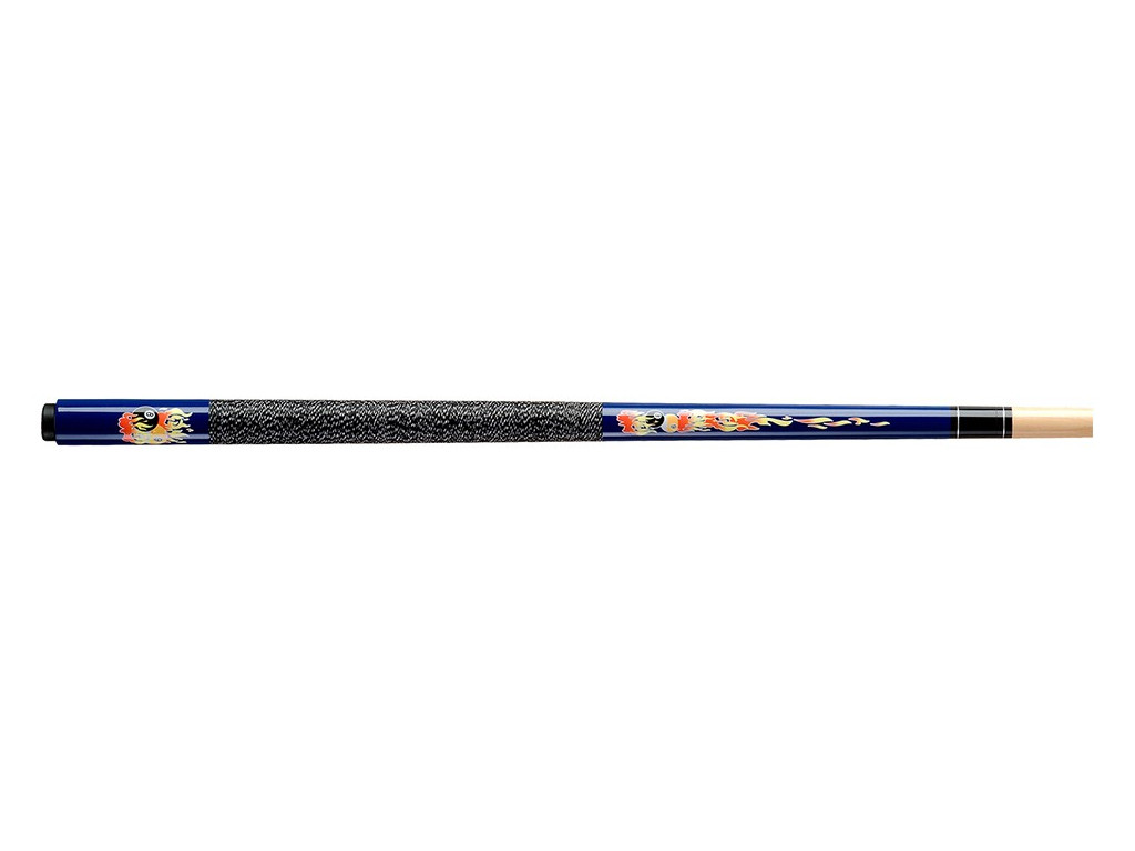 Queue de billard américain FLAMES CF-01 bleue - 123 cm