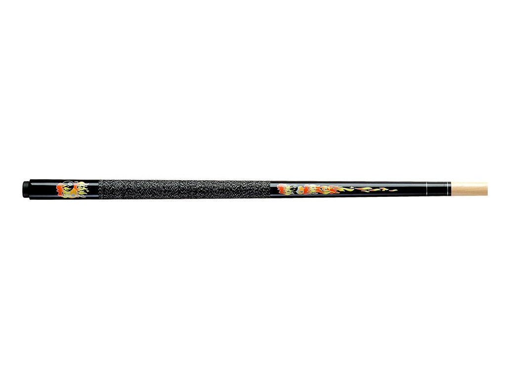 Queue de billard américain FLAMES CF-02 noire - 123 cm