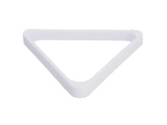 Triangle bois pour billes 57.2 mm - blanc