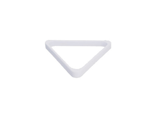 Triangle bois pour billes 57.2 mm - blanc