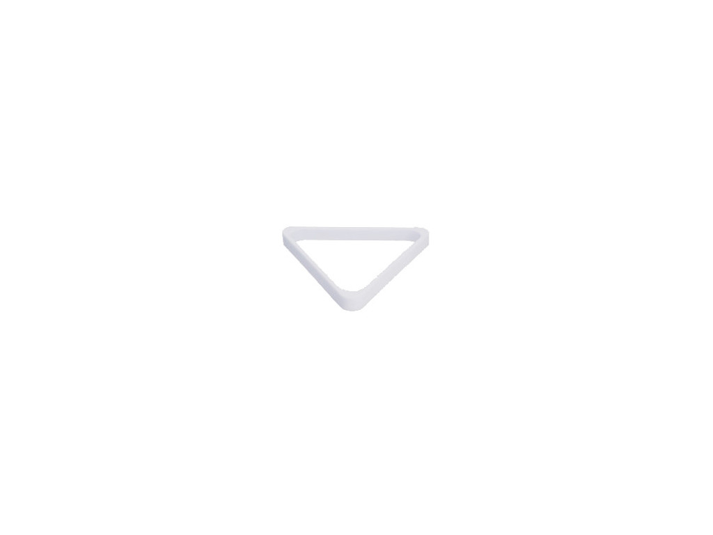 Triangle bois pour billes 50.8 mm - blanc Triangle bois pour billes 50.8 mm - blanc