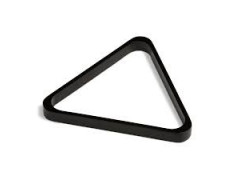 Triangle bois pour billes 57.2 mm - noir