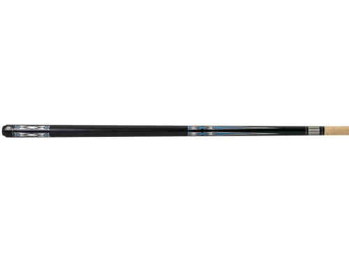 Queue de billard américain Classic WE-04 - noire bleu