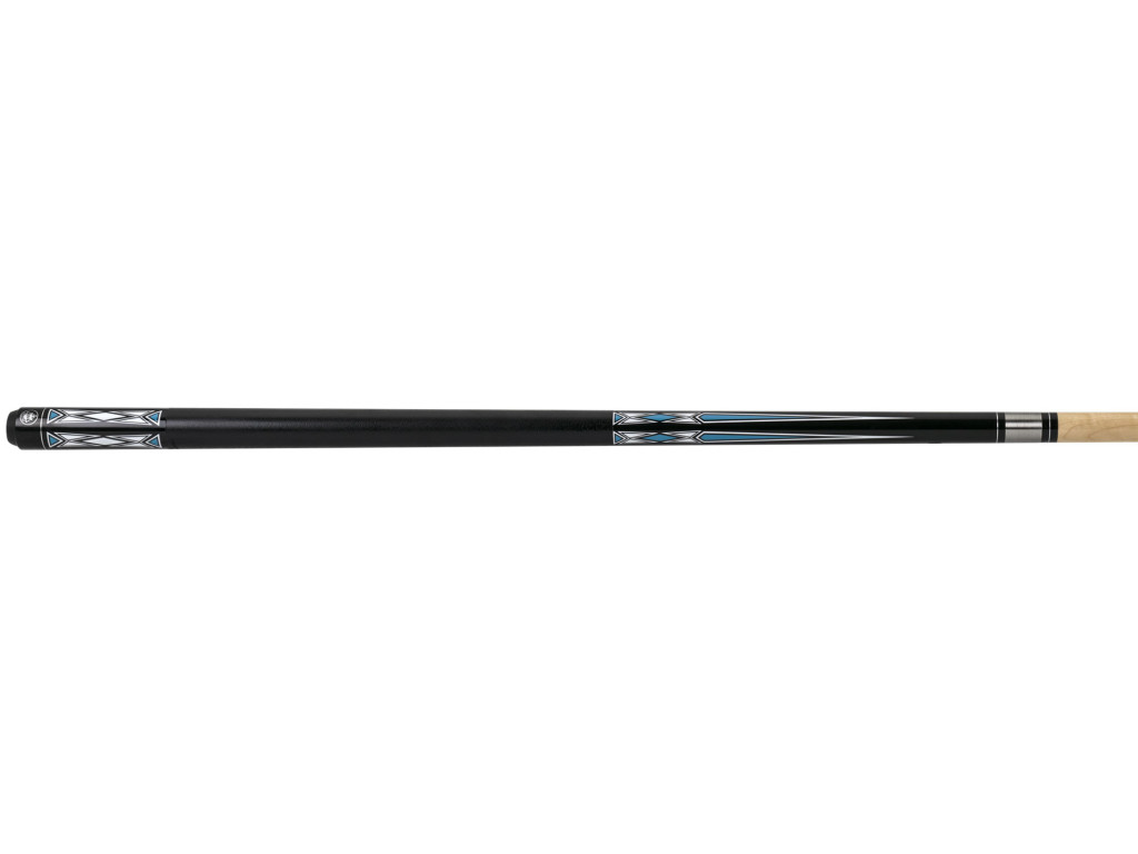 Queue de billard américain Classic WE-04 - noire bleu