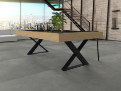 Table billard PURE - léger sobre design - pieds acier - Eurobillards