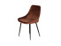 Chaise BARI velour marron