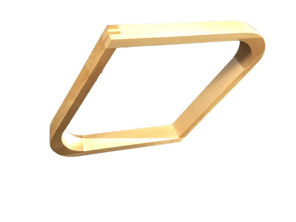 losange en bois finition naturelle pour jouer du jeu de la 9 sur un pool anglais losange en bois finition naturelle pour jouer du jeu de la 9 sur un pool anglais