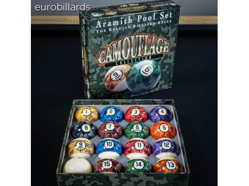 billes de billard américain Aramith Camouflage 57.2 mm