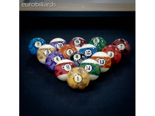 billes de billard américain Aramith Camouflage 57.2 mm