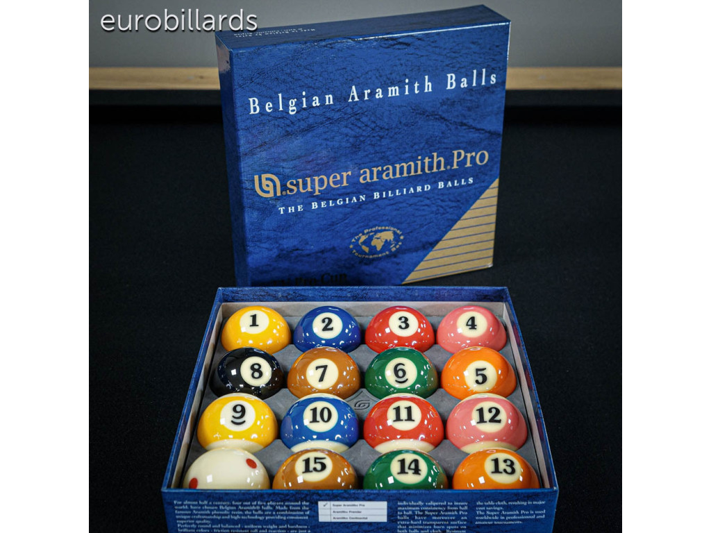 billes de billard américain Super Aramith Pro-Cup TV