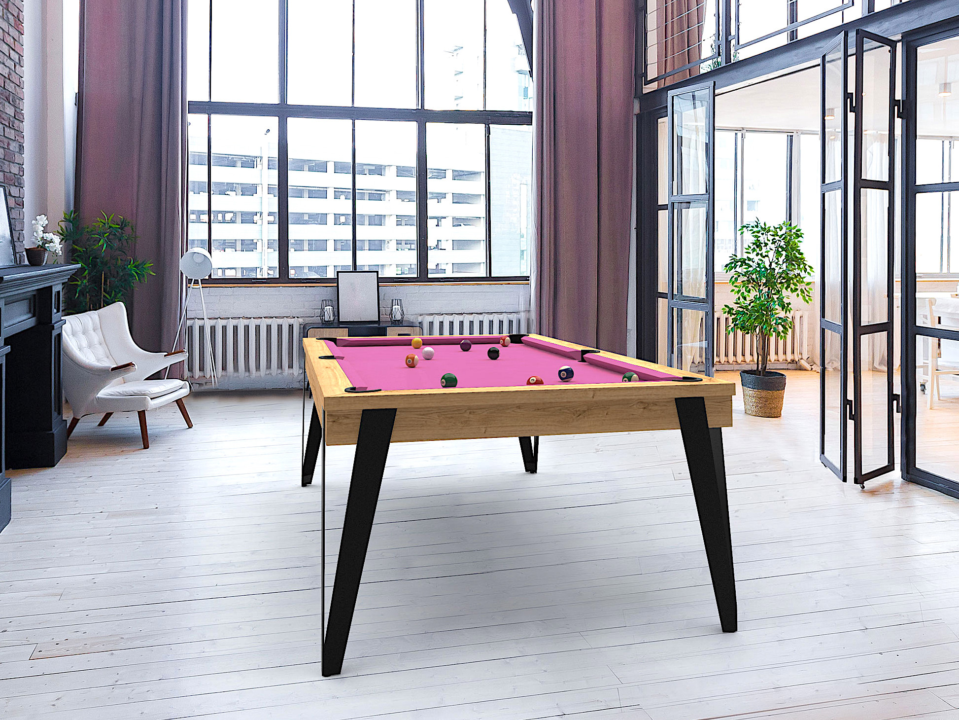 Support de rangement pour table de billard