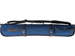 Étui souple bleu pour transporter 2 flèches et 2fûts de queue de billard Laperti Blue Jean