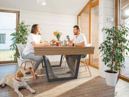 Billard EASY V - Viveo en mode table au petit déjeuner