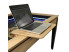 Tablette magnétique chêne naturel pour la table de jeux adapTable d'Eurobillards modèle SCREEN  pour poser tous les laptops