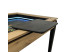 Tablette magnétique chêne noir pour la table de jeux adapTable d'Eurobillards modèle SCREEN avec débord intérieur confortable
