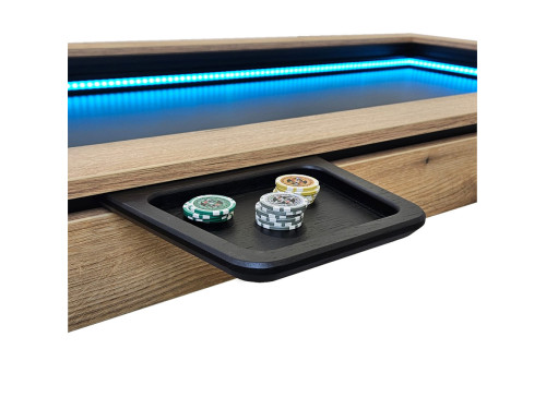 Tablette creuse à jetons BOX S chêne nature | table de jeu AdapTable