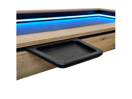 Tablette creuse à jetons BOX S chêne nature | table de jeu AdapTable