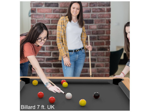 Billard EASY - Chêne pieds anthracite