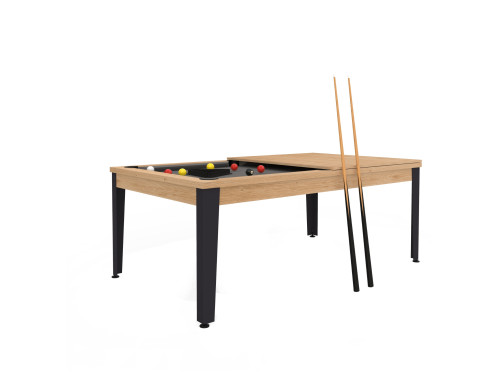 Billard EASY - Chêne pieds anthracite