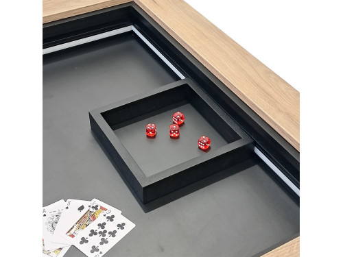 Cadre à dés-jetons FRAME M chêne nature | table de jeu AdapTable