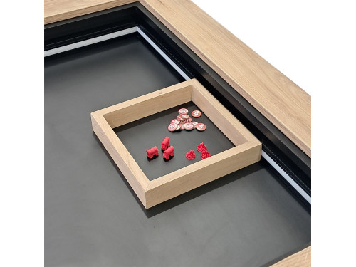 Cadre à dés-jetons FRAME M chêne noir | table de jeu AdapTable