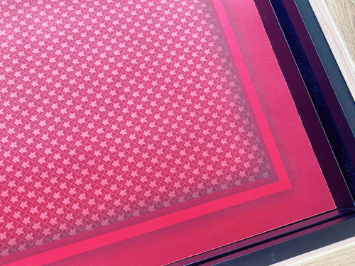 Tapis en jersey neoprène ROUGE pour AdapTable 133 - hover