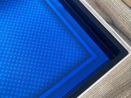 Tapis en jersey neoprène BLEU pour AdapTable 106 - hover