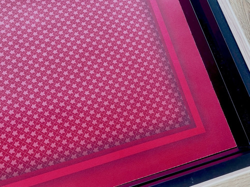 Tapis en jersey neoprène ROUGE pour AdapTable 106 - hover