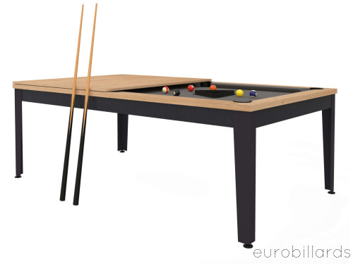 Billard EASY - Chêne bicolore anthracite