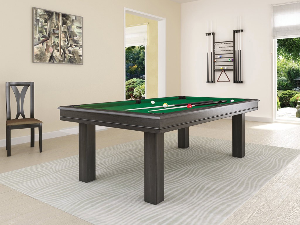 Porte-queue de billard Design Full Black fabriqué en bois massif