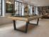 eurobillards – gamme excellence – billard harmony v, tapis vert olive, chêne nat x2, liséré noir, intérieur bibliothèque