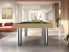 eurobillards – gamme excellence – billard steel harmony o, tapis vert anglais, chêne x2, pieds inox polimiroir, intérieur design