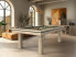 billard-LIVEA – chêne classique, tapis vert olive,  Élégance intemporelle à l’âme artistique
