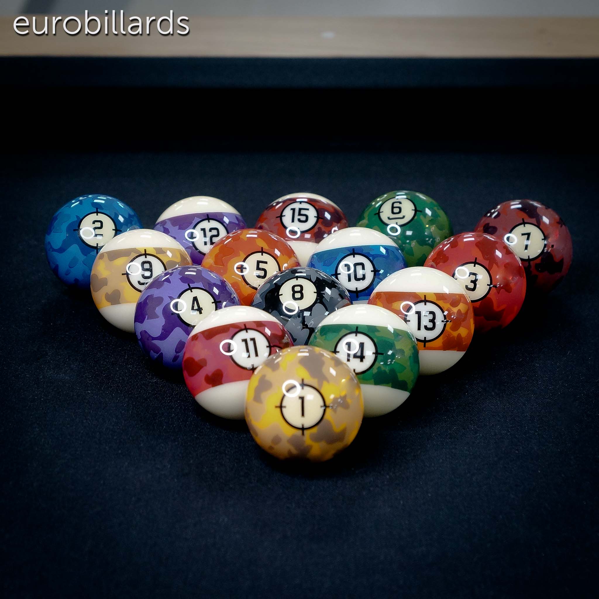 Bille de billard américain d'entraînement ARAMITH Jim Rempe - 57.2 mm -  Eurobillards