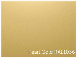 Sublime billard transformÈ en table avec un plateau or, couleur Pearl Gold RAL1036